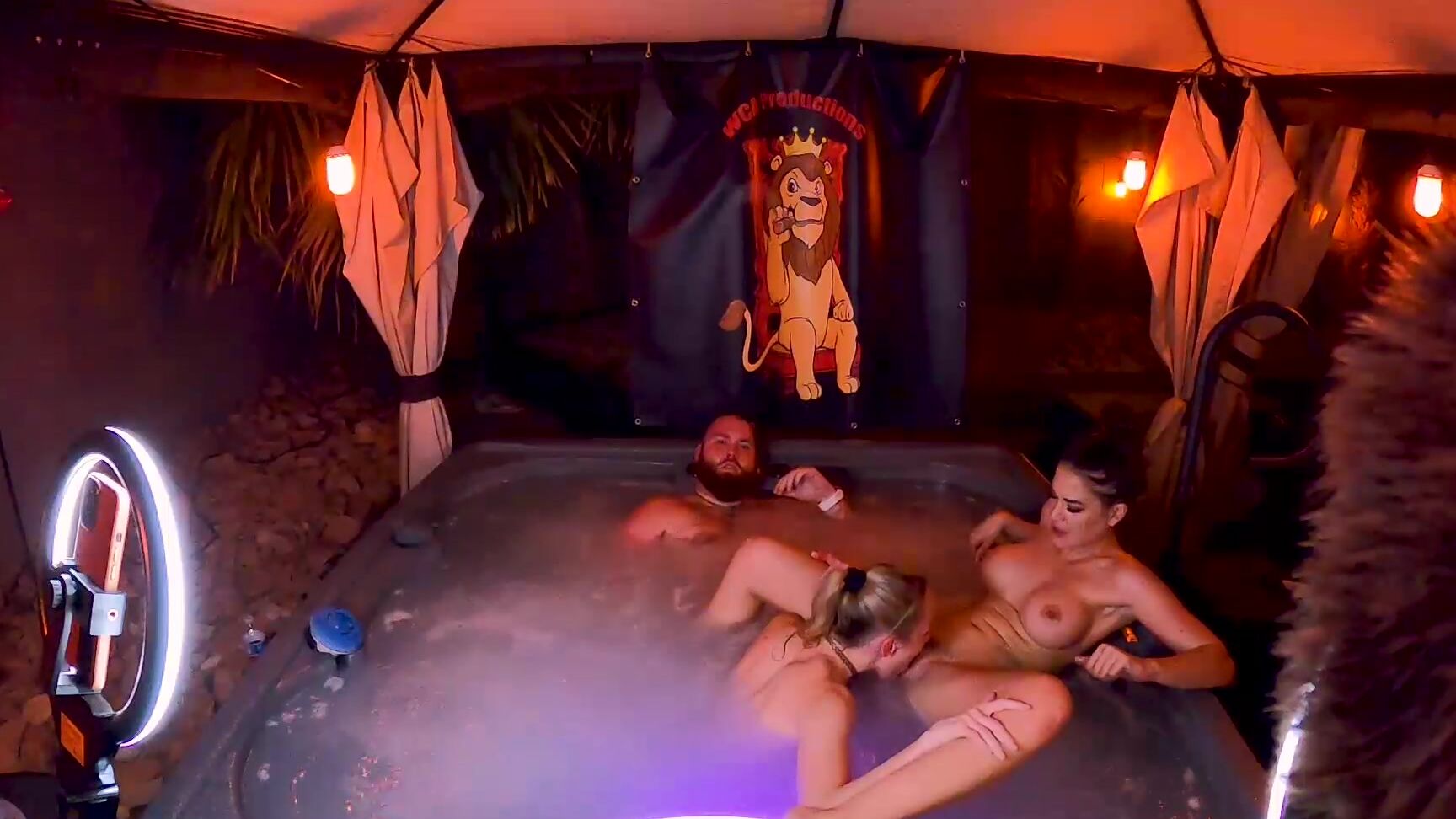 "WCA Productions" cheatingwife, hardcore, hottub, milf, threesome Quickie Hot Tub Threesome manyvids