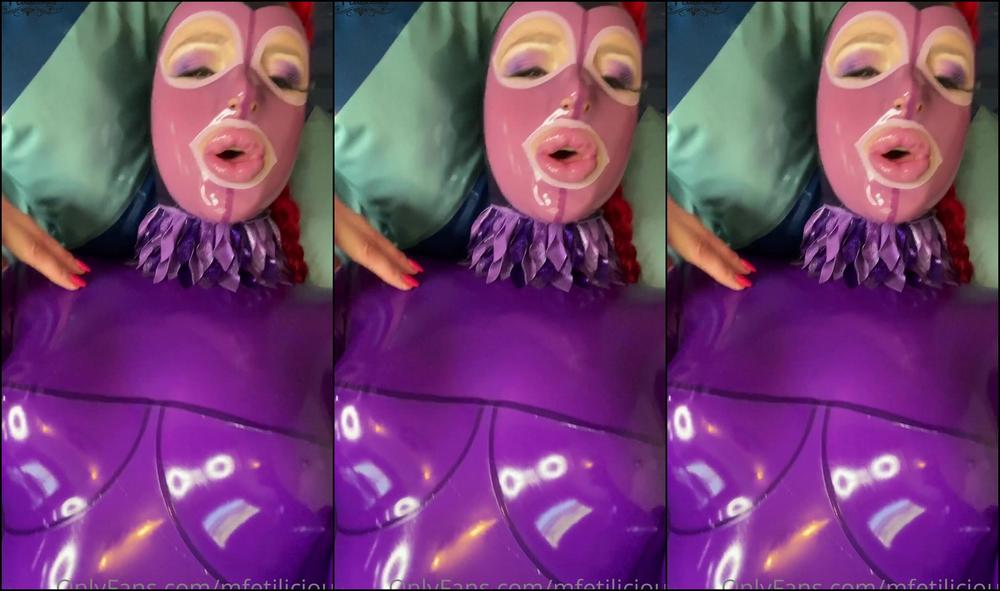 Mfetilicious Play Time For This Purple Rubberdoll We Had Some Kinky Plans With The Rubber Sisters This