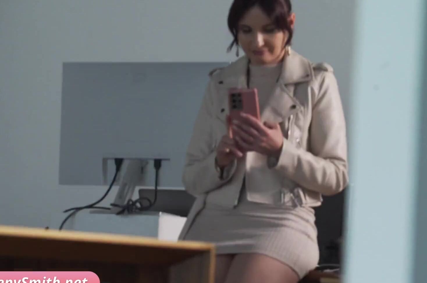 Jeny Smith My Employee. Jeny Smith teases a guy and got naked in office Pornhub