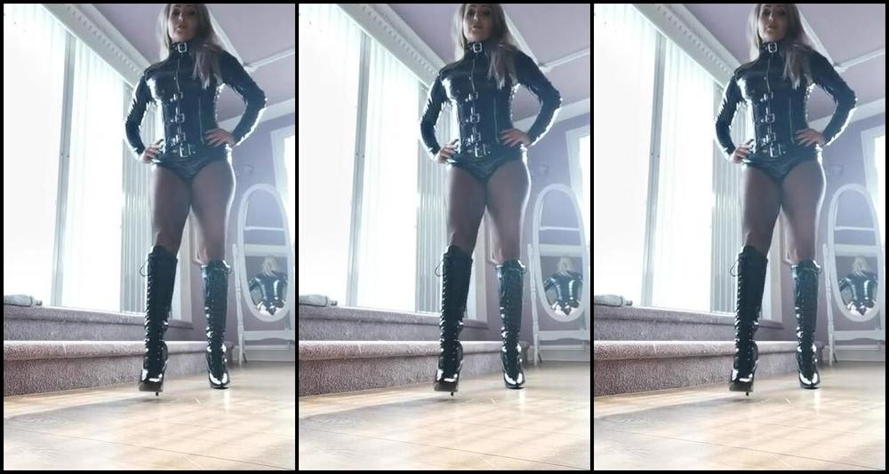 Misscourtneym Onlyfans Day 6 Of The Heel Experiment Pleaser Knee High Patent Bootsp