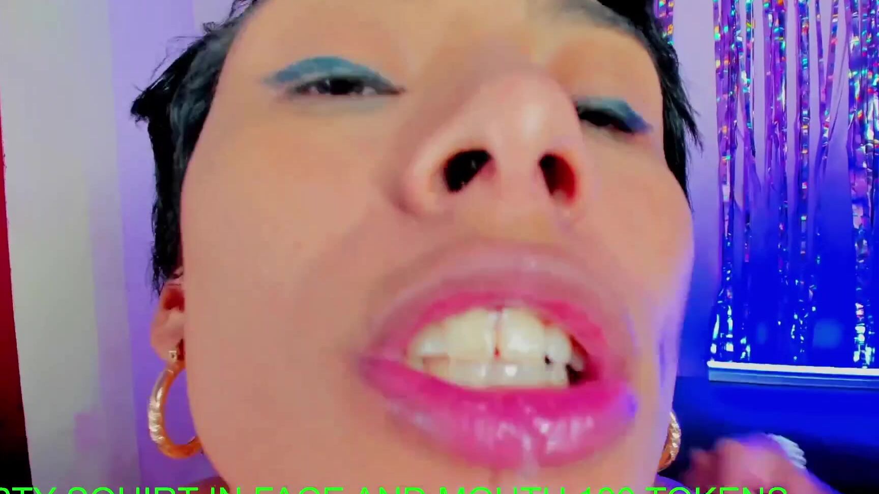 Lesbians,Blowing Bubbles,Deepthroat,Spit Fetish,Spitting onlystars deepthroat and spitting on face fetish ManyVids