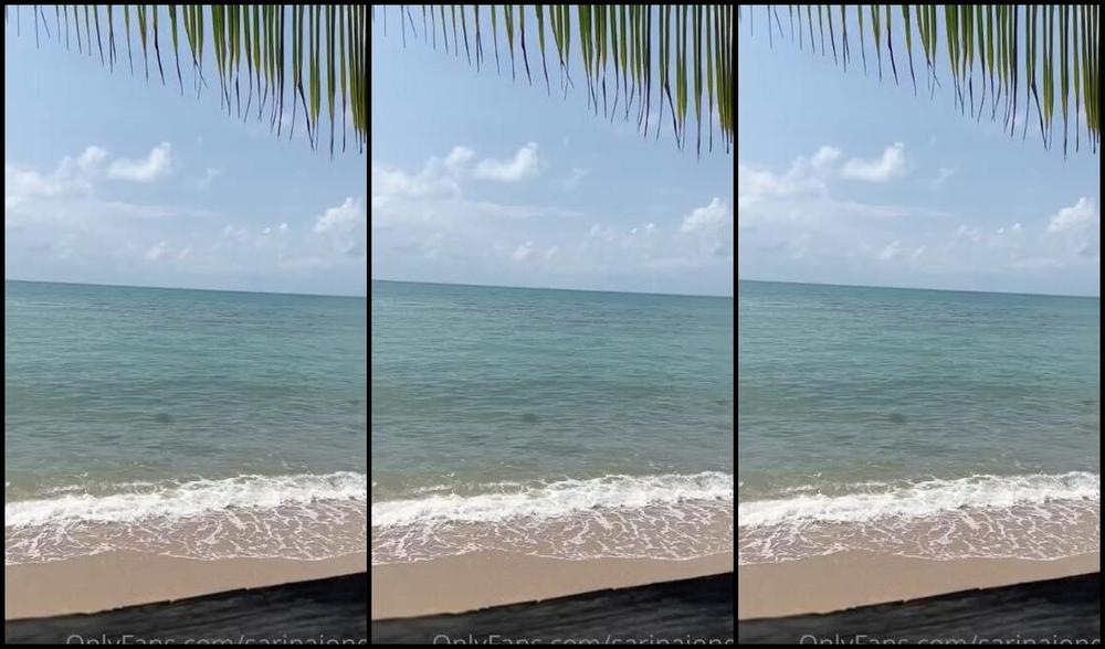 Sarina Jones Nicknamed Sarinajones 04 19 2023 Onlyfans Video The View Of The Sea Is Incredible