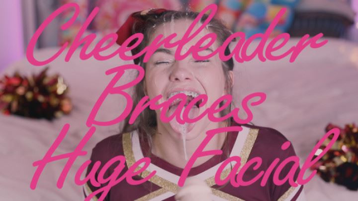Teens, Cheerleaders chroniclove69 cheerleader with braces gets huge facial