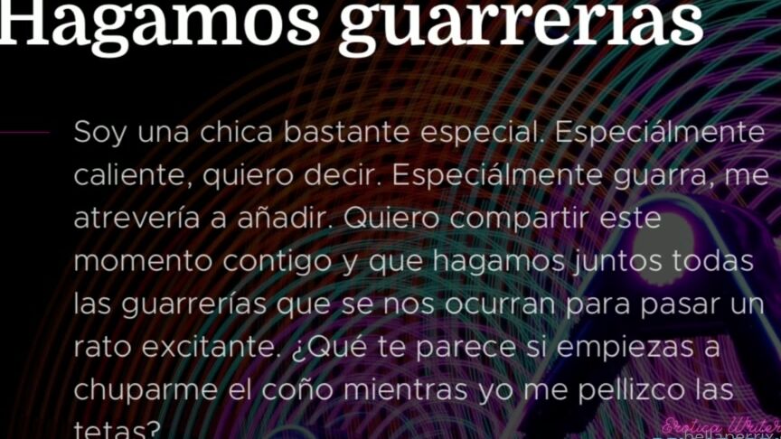 Bellaperrix Hagamos Guarrer As Soy Una Chica Bastante Especial Especi Lmente Caliente Quiero De