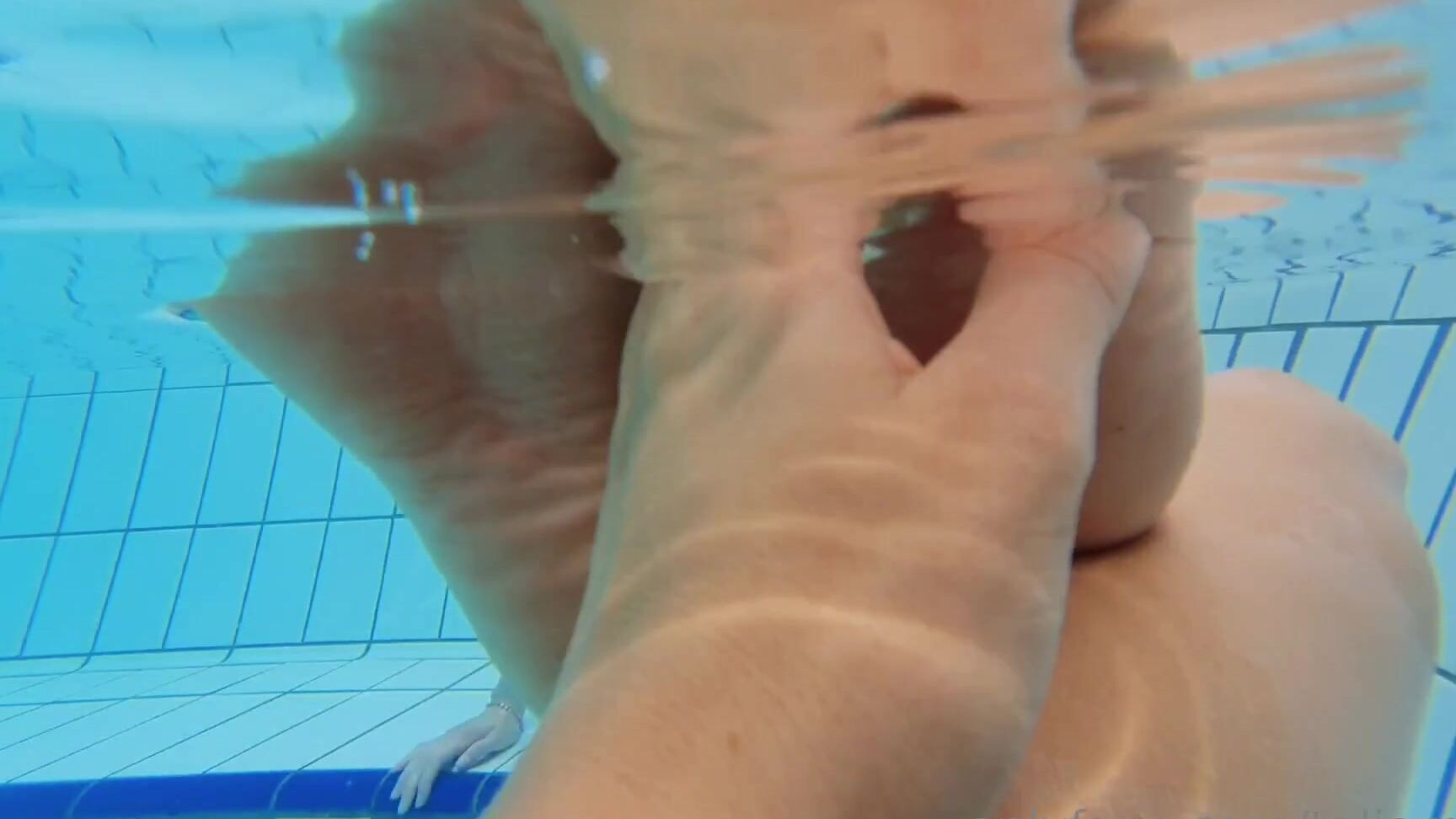 Taliamint Gina Gerson Teases My Pussy With Her Pretty Feet At The Public Pool Hides With Me In The