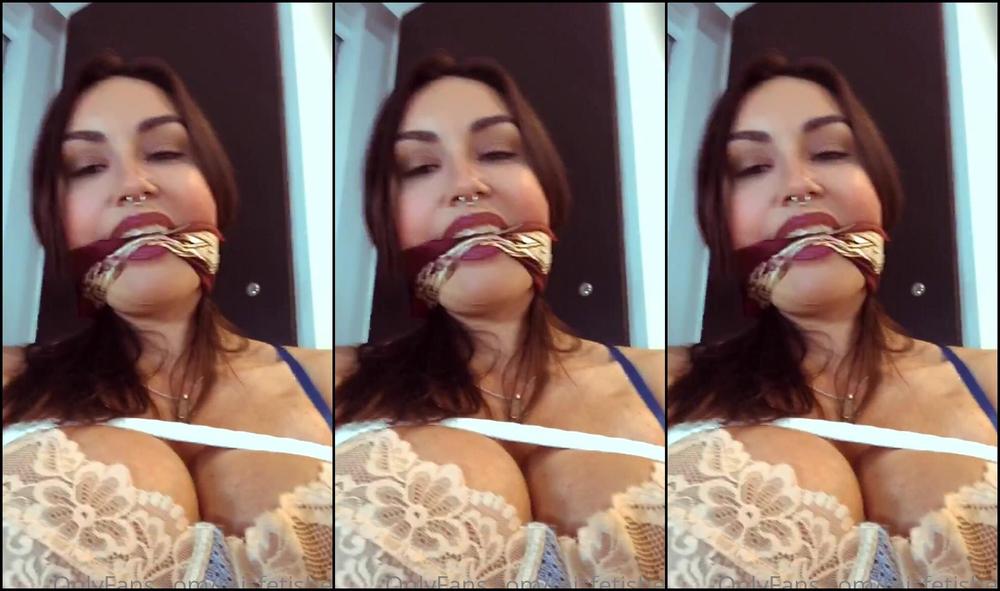 Mjsfetishes Yesterday S Risky Live Broadcast While Bonded Gagged Shocked That Instagram Didn T