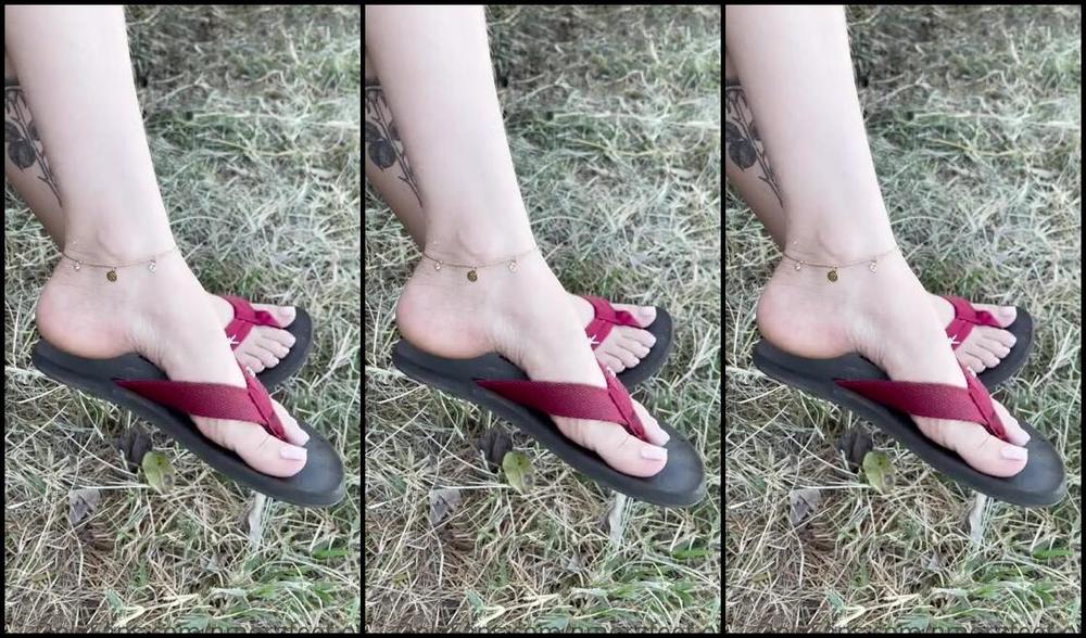 Pezinhos Da Amora Aka Amorafeetofc Onlyfans Flip Flops Shoeplay2