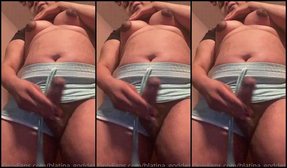 Blatina Goddess Onlyfans 06 28 2021 Just Some Bbw Ts Jerkin 9