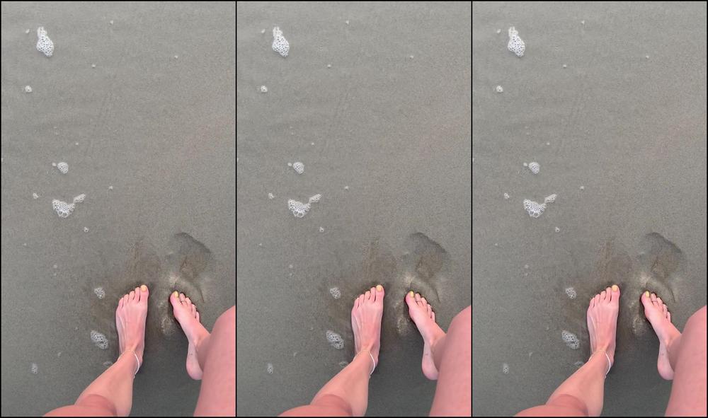 Footbaddie Yellow Sandy Toes Pov Clip Onlyfans Exclusive