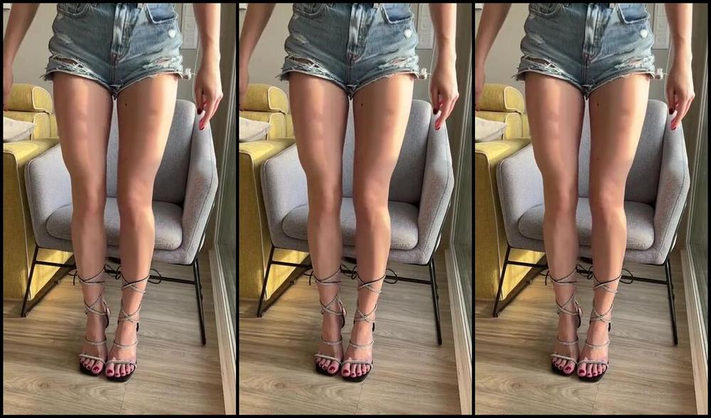 Tinsleyteaser Onlyfans High Heels Teasing 5Mins I Just Got A New Pair Of High Heels So I Have To Show Them Off To You