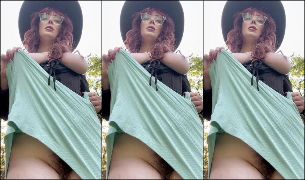 Roxierusalka 3526248567 10 16 2024 Frolicking And Teasing With My Titties And Bush Out In The Fall Sunshine Filmed On Private