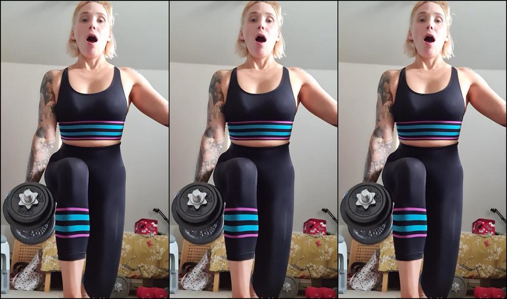 Miss Ruby Marks A Brutal Isometric And Plyometric Workout The Holds Were Actual