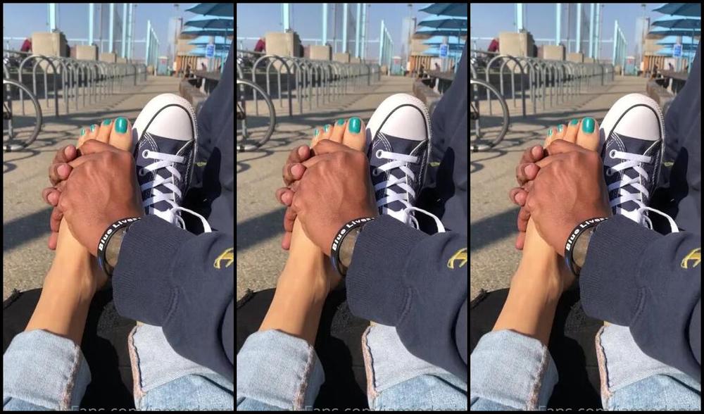 Jamiedaniels Onlyfans Just A Nice Little Foot Rub In The Park Today So Nice To Finally Feel The Fresh Air On My Feet Foop