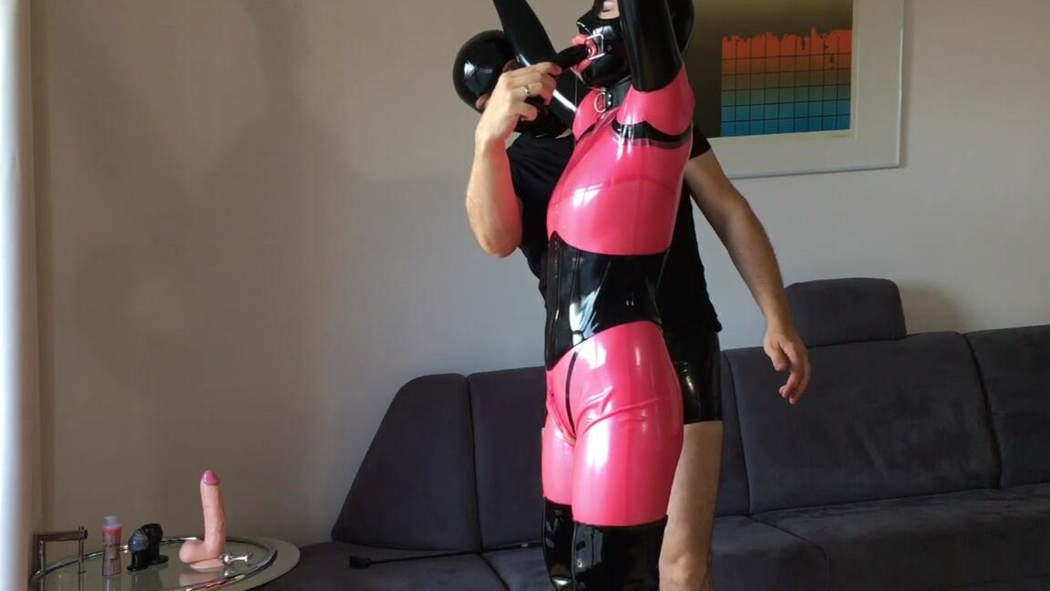 Bondage, Bondage Blowjobs, Butt Plug, Dildo Fucking, Slave training bupshi trained and fucked rubber doll ManyVids