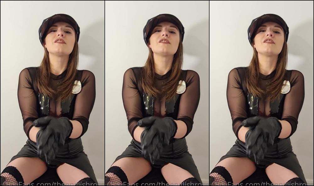 Theenglishrose Pov Police Woman Role Play You Have Been A Very Bad Boy Now Sit Down And Let Me Remind Y