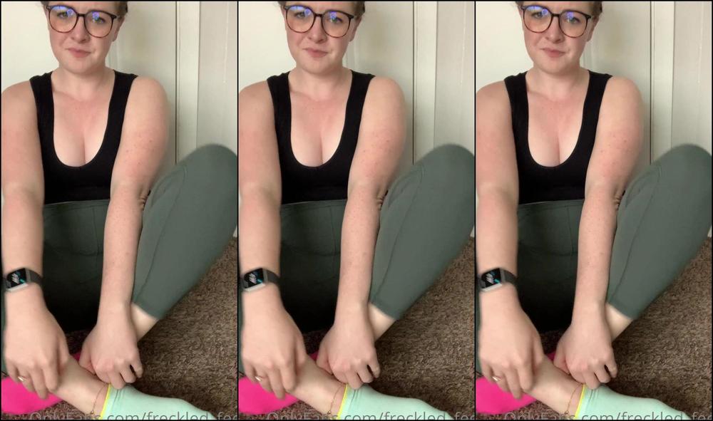 Freckled Feet For My Sock Lovers A Mismatched Sock Humiliation Sph Joi With Countdown