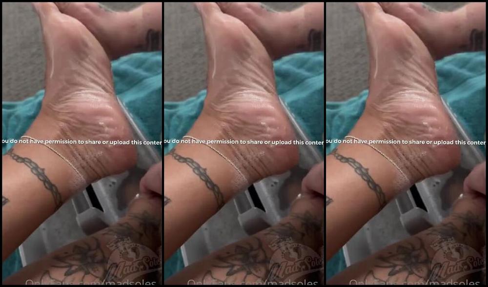 Msmaddy Aka Madsoles 1 Onlyfans After All This Time Off I Was Well Over Due A Foot Pamper Cue Mr Hapz He Give Them A Good Soak