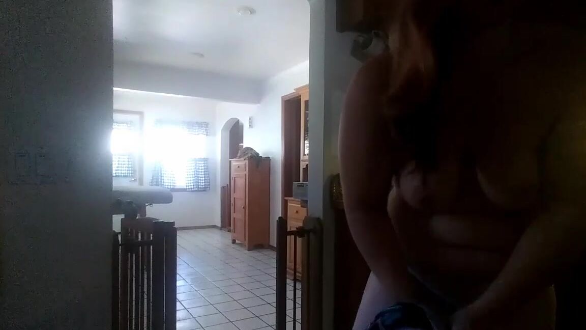 "LadyMissy" breast bouncing, corporal punishment, exhibitionism, spanking, spoons Self Spanked at Work manyvids