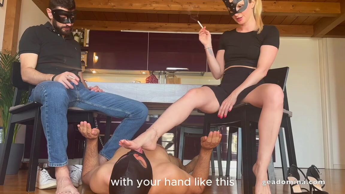 realcuckold real cuckold caged ashtrayhands footlicking mouth sub english Clips4Sale