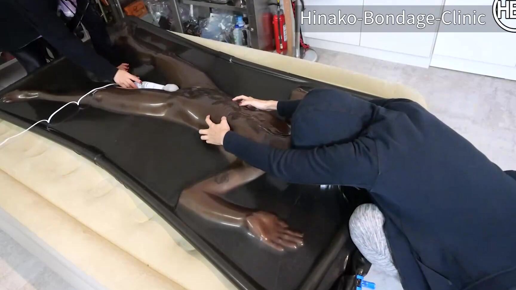 Vacuum Bed Party First Time Vacuum Bed User Gets Tickle By 2 Mistresses