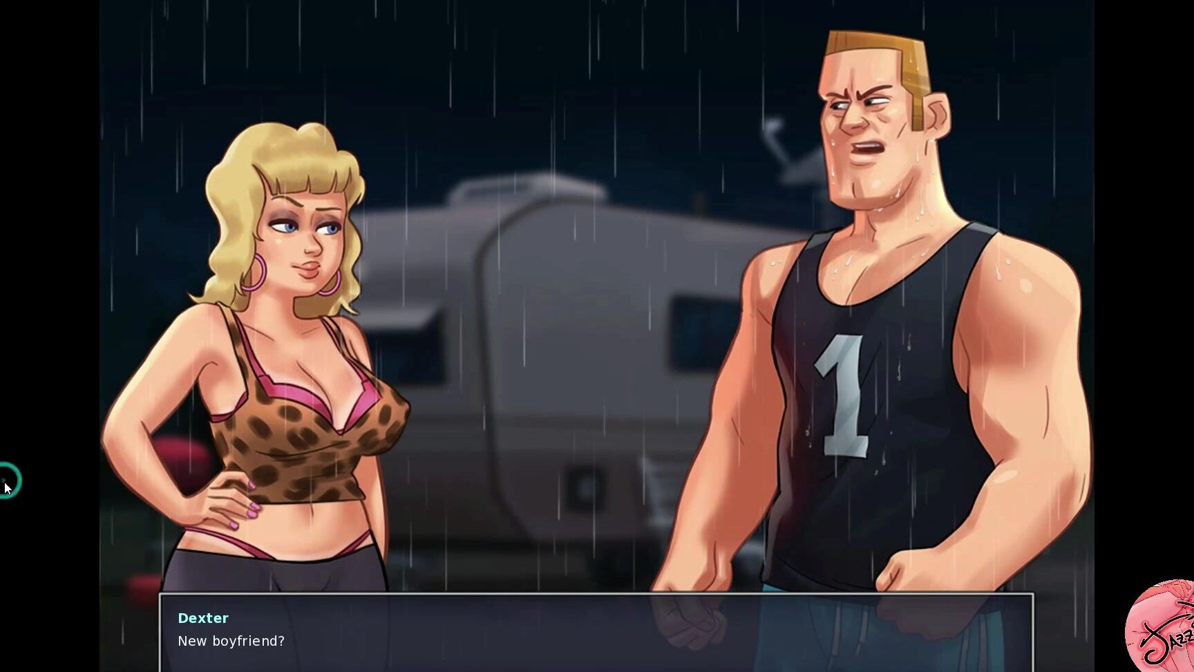 "Jazziuu" Big Boobs, Butt, Big Cock, Black, Masturbate, French Kiss, French Kissing, Tongue Kissing, Touching Boobs, Touching Pussy, Summertime Saga, Gameplay, Blonde, Hot Blonde, Blonde Big Tits, Big Tits Blonde, Suggest Jazziuu Summertime saga 93 T