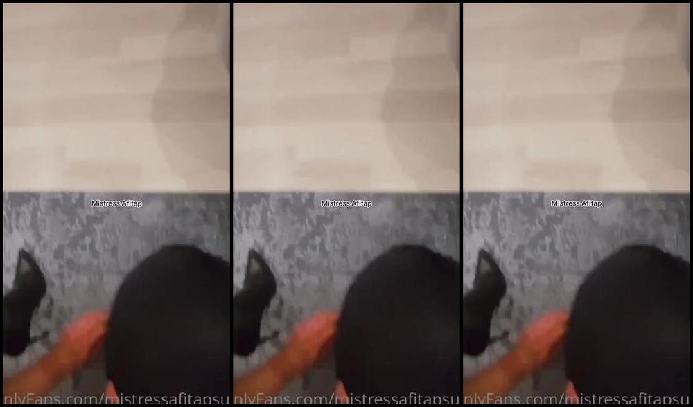 Onlyfans Model Mistress Afitap Aka Mistressafitapsultanboots Worship Lick It Clean