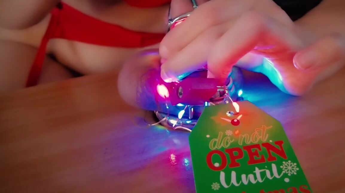 Dominafitness Onlyfans Christmas Came Early Haha I Couldnt Resist Seeing What It Would Look Like To Have His Decorated