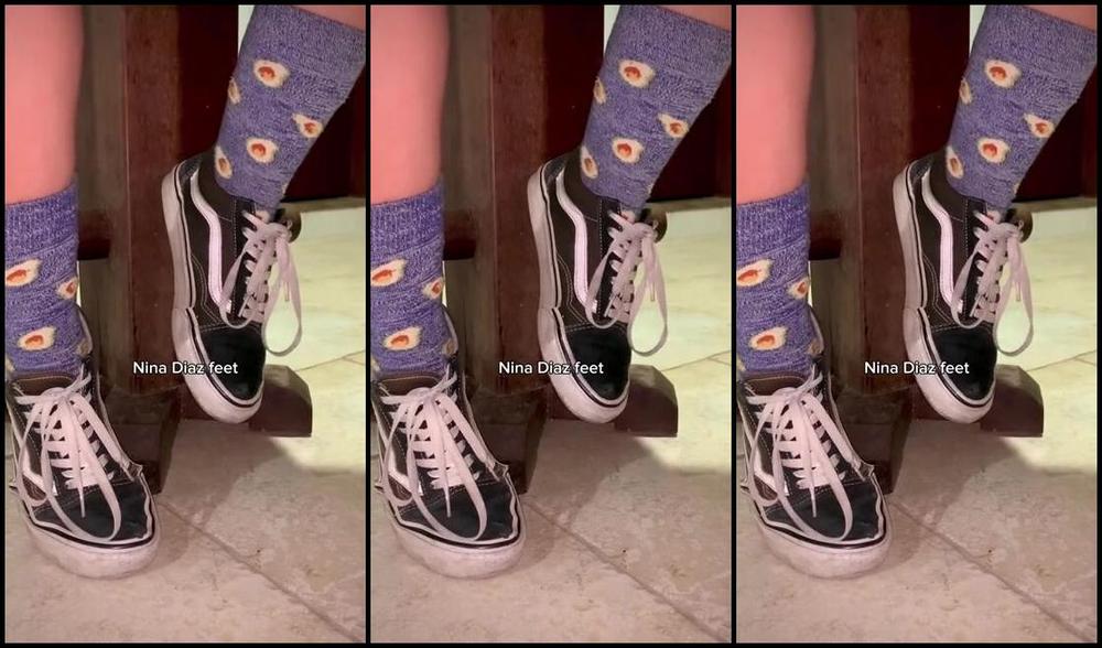 Nina S Feet Nicknamed Ninadiaz Feet Onlyfans Pov Youre Under My Table You Are Hiding Under My Table Watching Me My Stinky