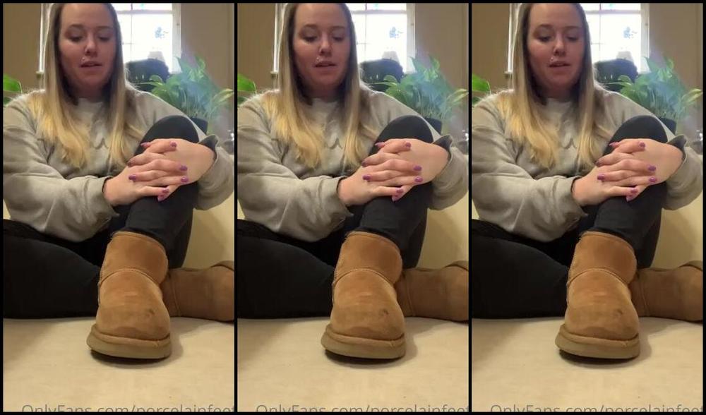 Porcelain Goddess Aka Porcelainfeets Onlyfans Ugg Removal Video