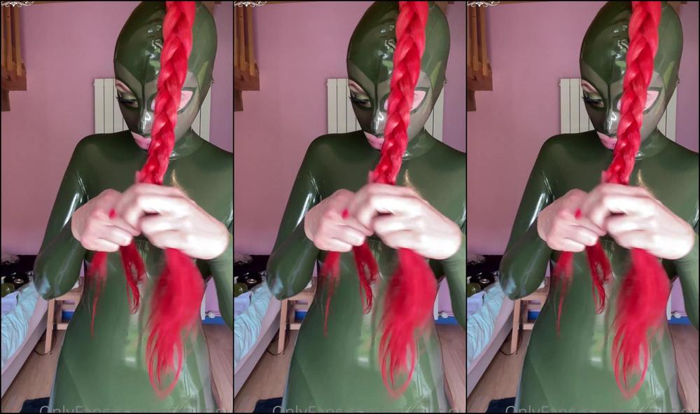 Mfetilicious Getting Dressed Up In Olive Green Latex During My Holiday In France Last Summer