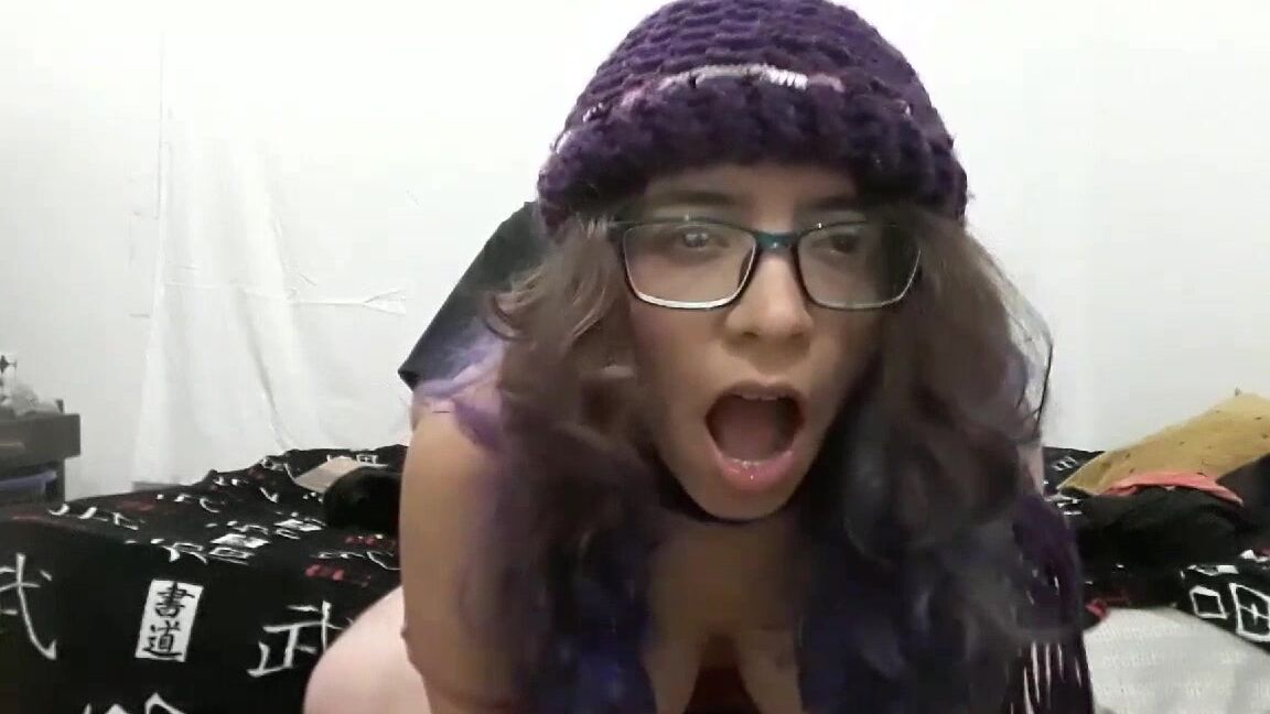 My Geeky Angel Watch Her Cum So Hard Intense Orgasm