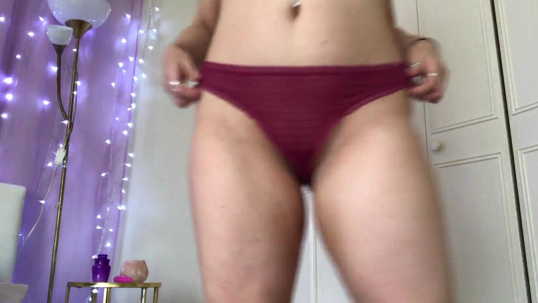 Kallmekrystal Panty Try On