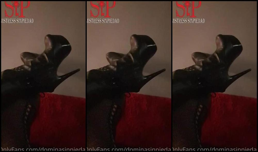 Mistress Sinpiedad Nicknamed Sinpiedad Onlyfans Love Giftslove Boots Thank You Slave