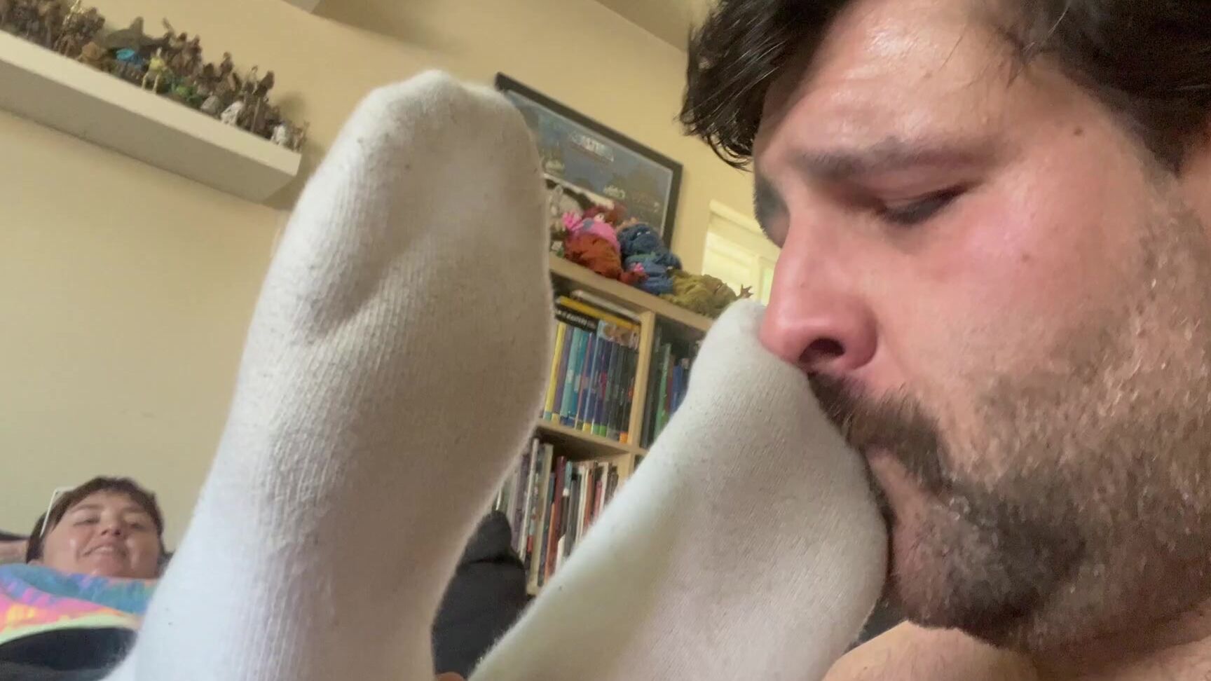 Faewilde 3247542155 03 21 2024 My Lucky Lucky Boy Sniffing My Feet On My Lunch Break He S So Obsessed With My