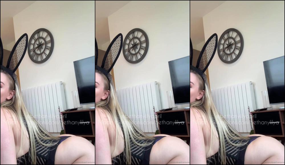Bethanylilya Sexy Bunny Costume Minuets Long Video