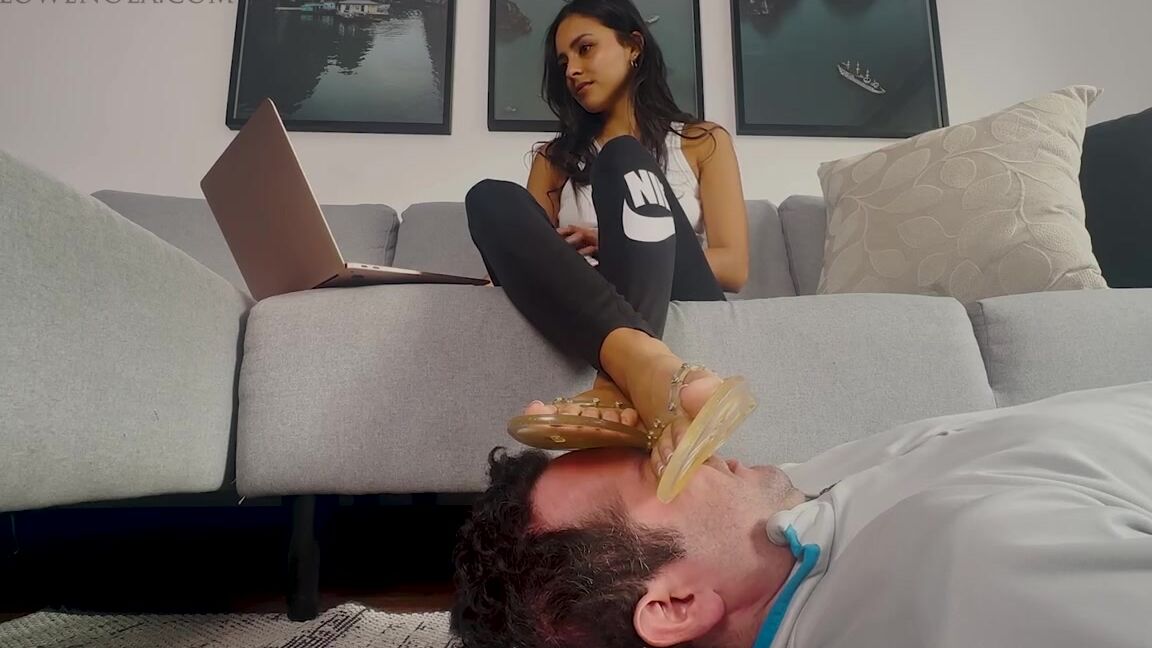 Mistress Enola Findom 07 26 2024 Onlyfans Video First Part Would You Offer Your Face As My Footstoolp