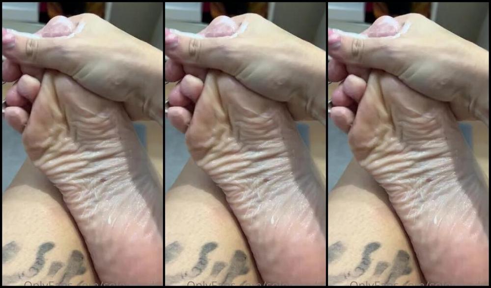 Solesmad Fetish Queen Aka Solesmadvip Onlyfans My Feet Full Of Cream Mmmmm Would You Fill Them With Something Else