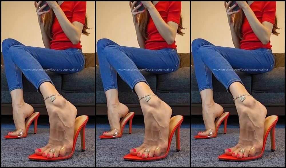 Footish Queen Galina Nicknamed Footishqueengalina 05 21 2023 Onlyfans Video Would I Catch You Staring At My Feet If You Found Me Playing On My Phone