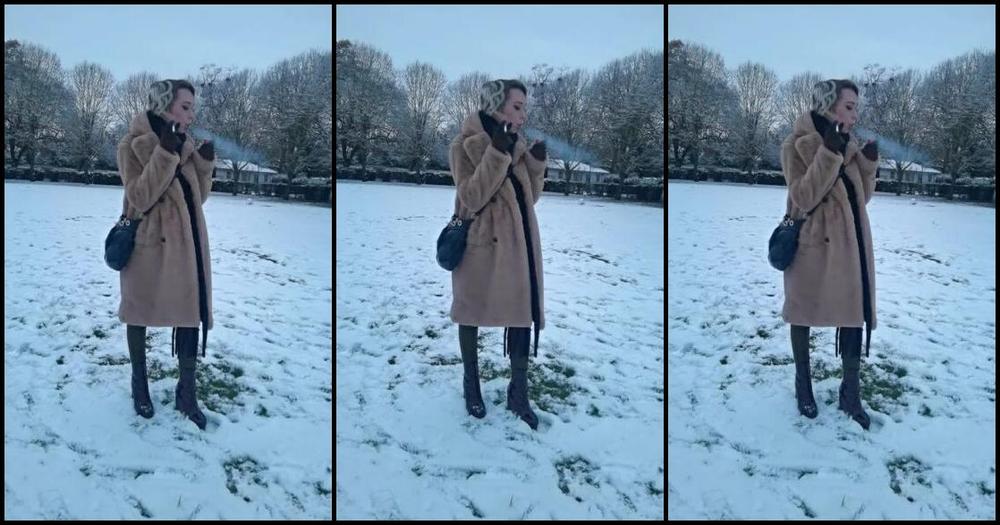 Queen Kinkerbell Nicknamed Kinkerbell23 Onlyfans Just A Little Cold Snowy Update For You All From My Trip Having The Best Time