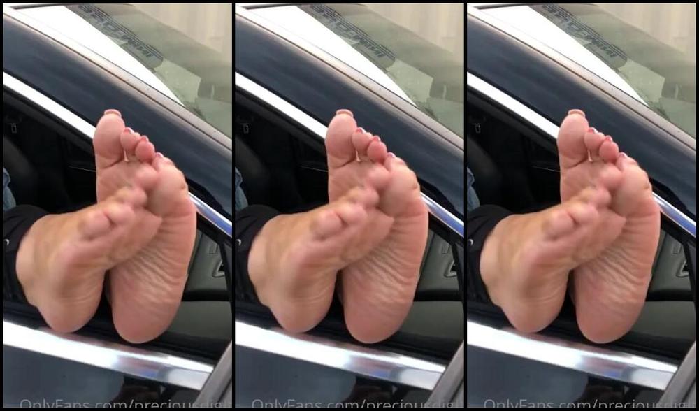 Preciousdigits Nicknamed Preciousdigits Foot Fetish 07 12 2021 Onlyfans Video Car Feet With French Tips