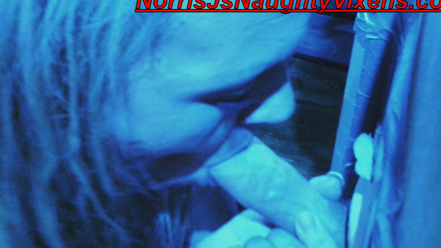 "nmjnaughtyvixens" adulttheater, blonde, blowjob, cuminmouth, gloryhole JadesWillow sucks my cock in the blu manyvids