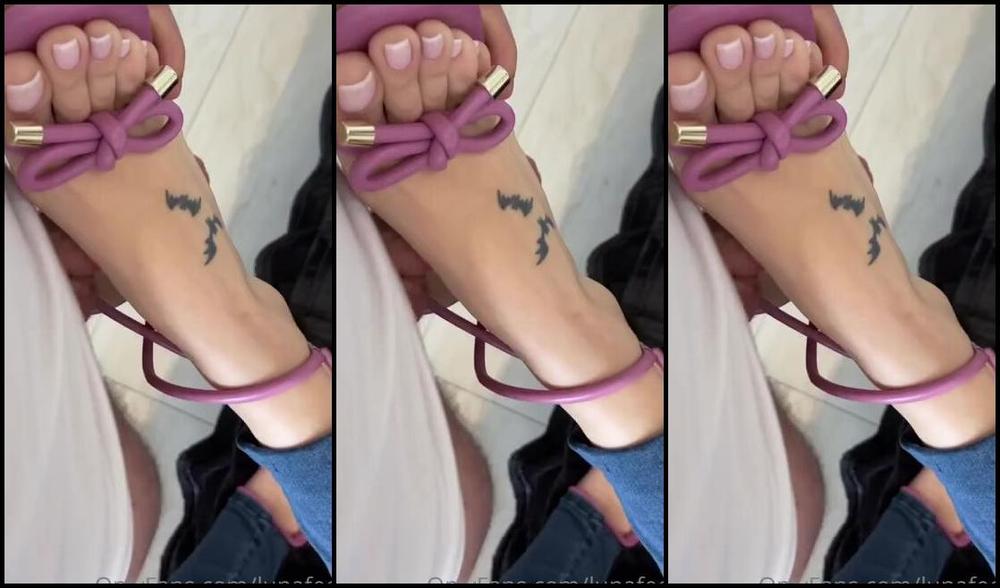 Lunafeet Onlyfans Footjob With High Heelsp