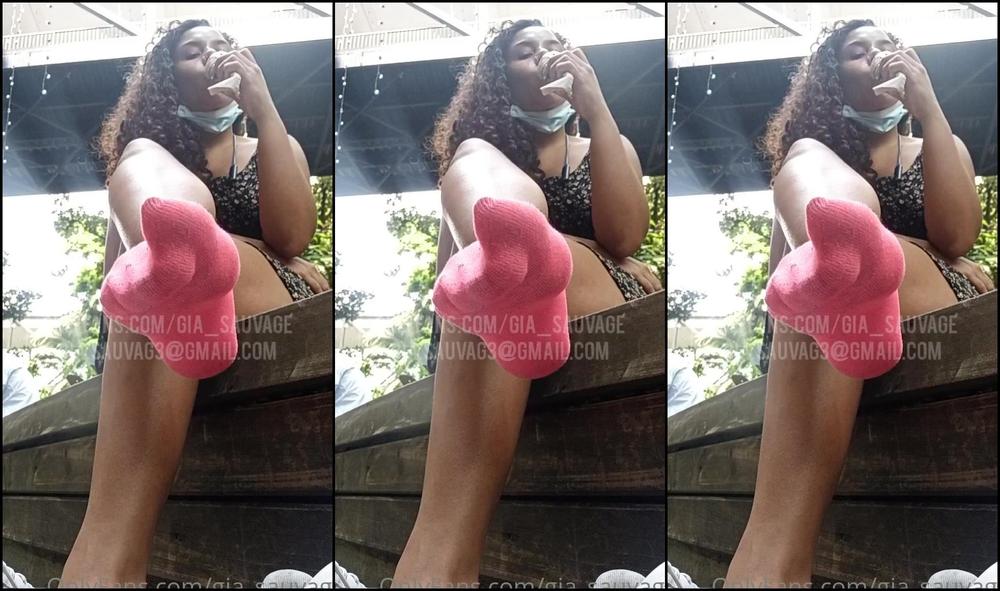 Gia Sauvage I Can Make You Explode With My Feet While I Eat My Ice Cream Sniff And Might Give You