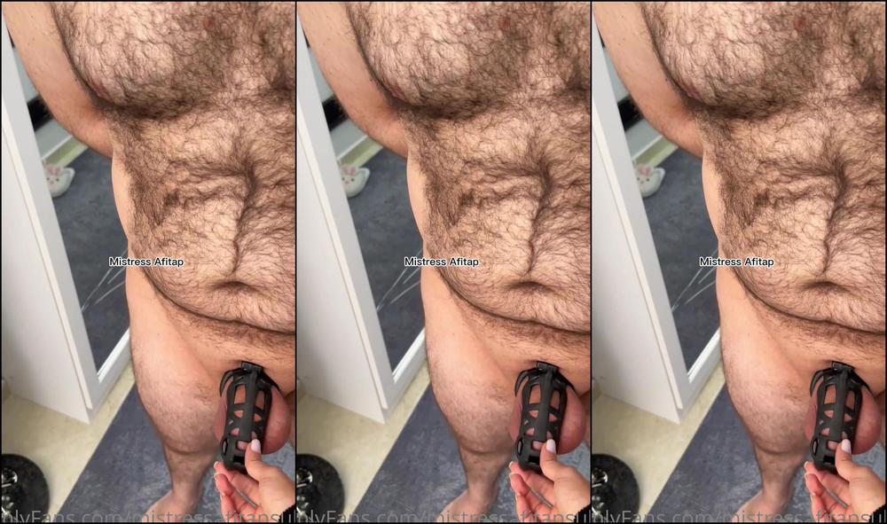 Mistressafitapsultan You Are In Chastity Forever Now Remember Im Your Whole Life Understand Bit H