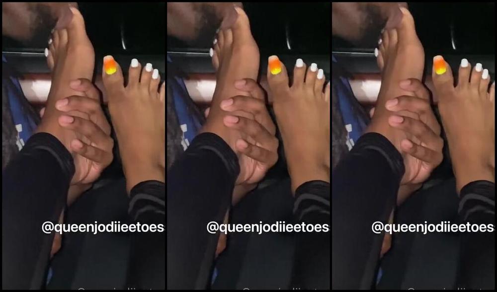 Queenjodiieetoes Aka Prettyfeetonly1800 Onlyfans Imagine Worshiping These In Your Car