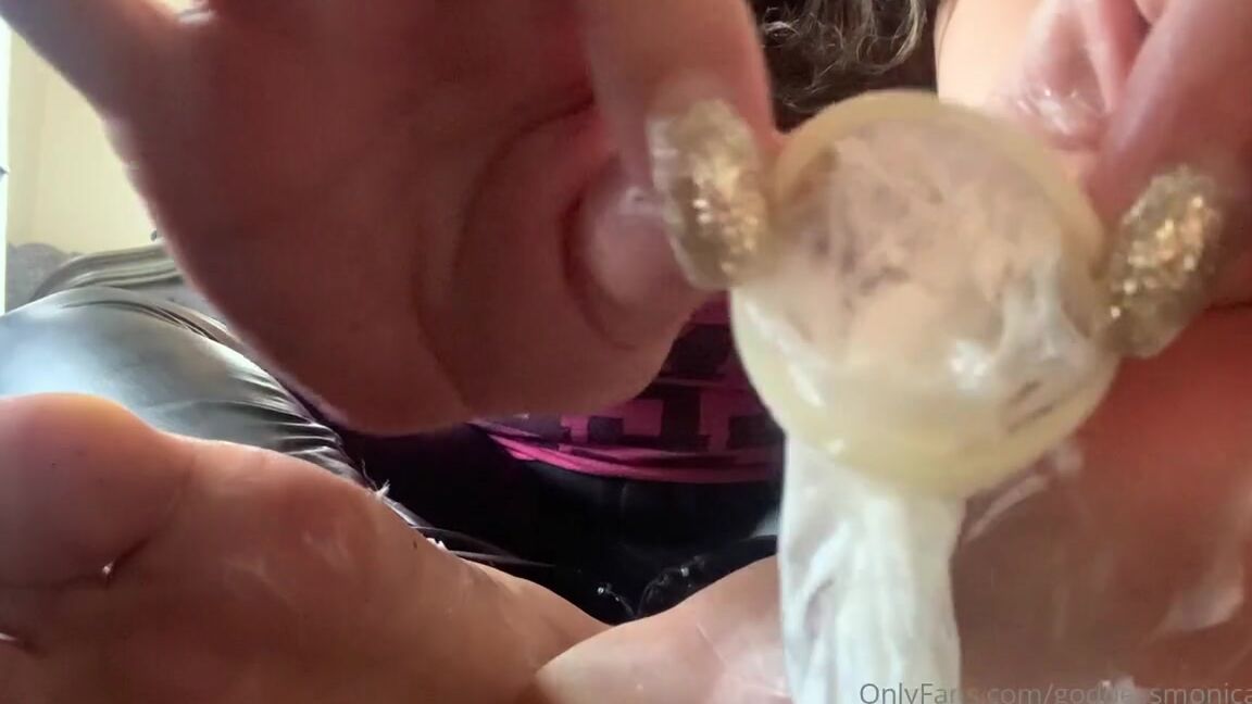 Goddessmonica00W Onlyfans Cuck Condom Eating Bull Nourishment Instructions Per Your Requestp