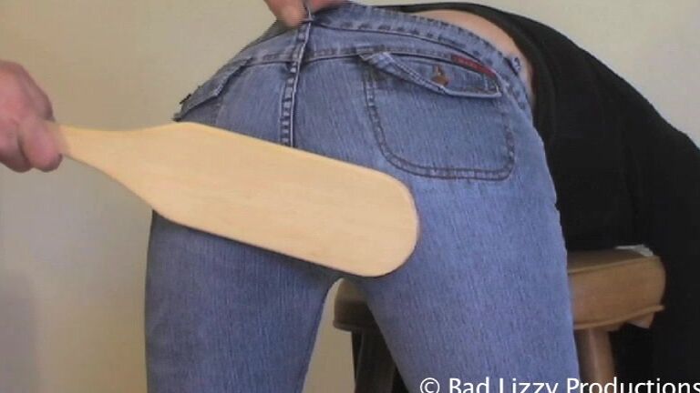 Lizzy Lochart, Spanking M F, SD, Bad Lizzy Productions BLP Severely Paddled For Swearing At Teacher Clips4Sale