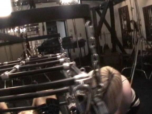 Suspended Cage Electric CBT Part 1 Into the Bondage AliceInBondageLand AliceInBondageLand