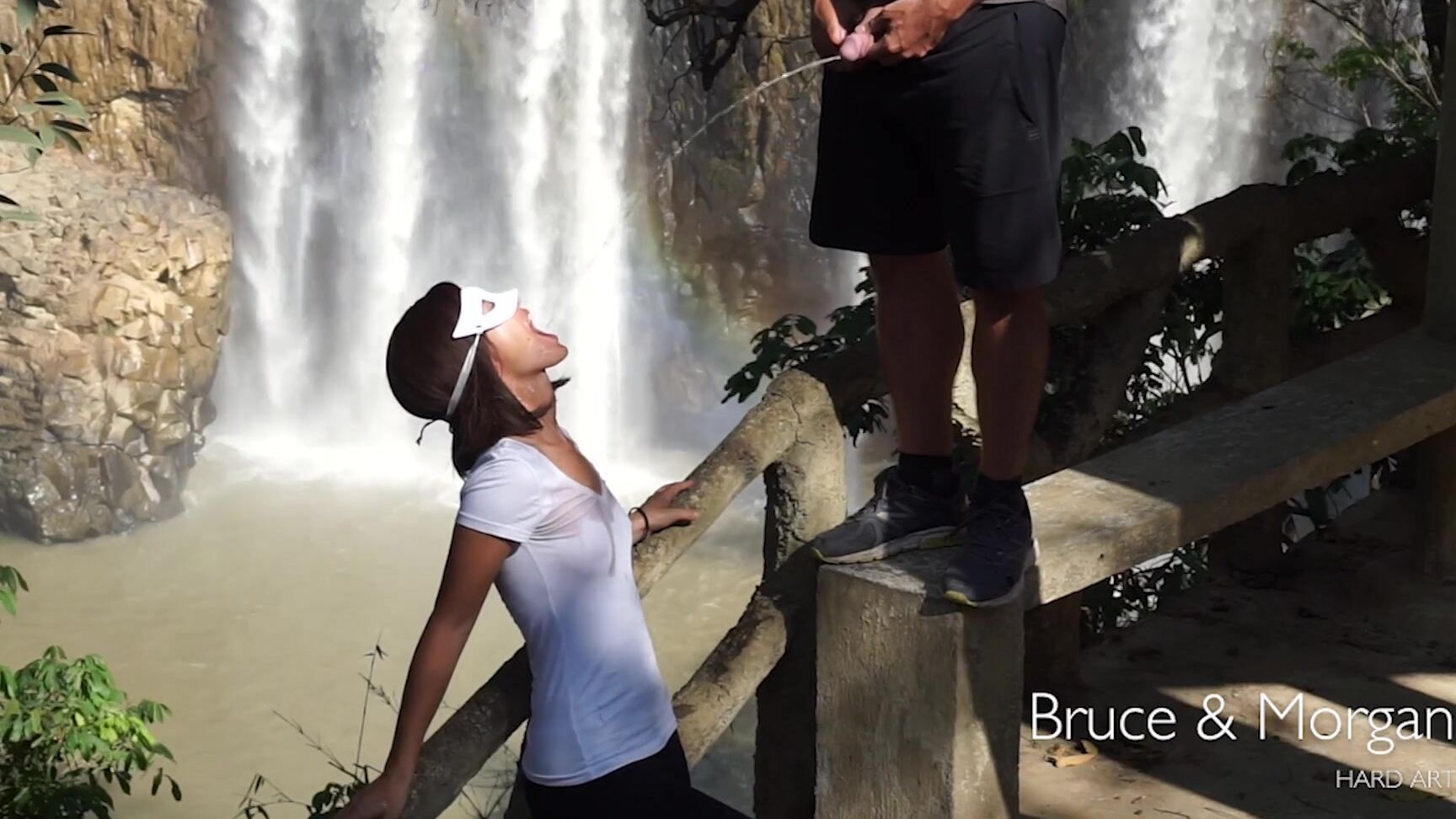 So Much P S And Cum At The Waterfall