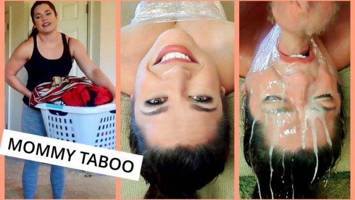 Mommy Roleplay, Deepthroat sammistarfish mom amp son facefuck plastic wrap mummy